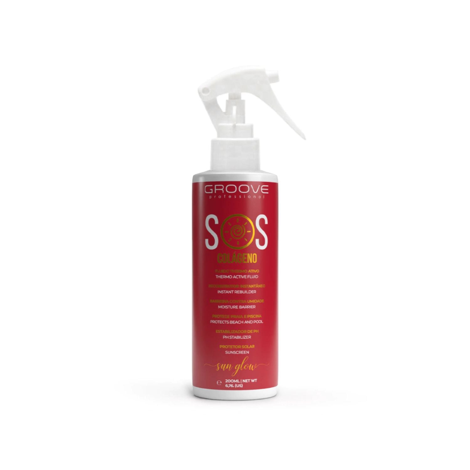 SPRAY LEAVE IN SOS COLÁGENO 200 ML GROOVE PROFESSIONAL - 1
