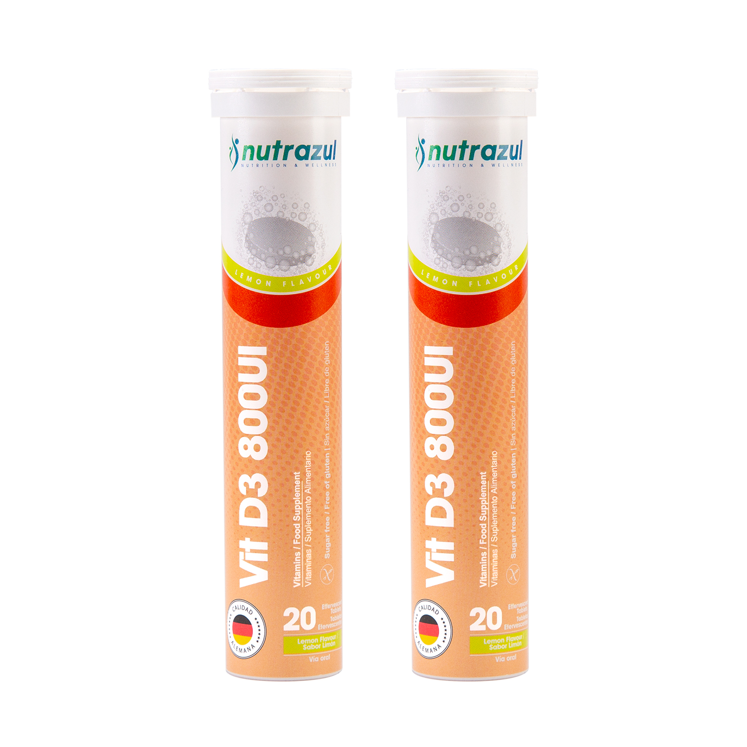 PACK 2 VITAMINA NUTRAZUL D3 TABLETAS - 1