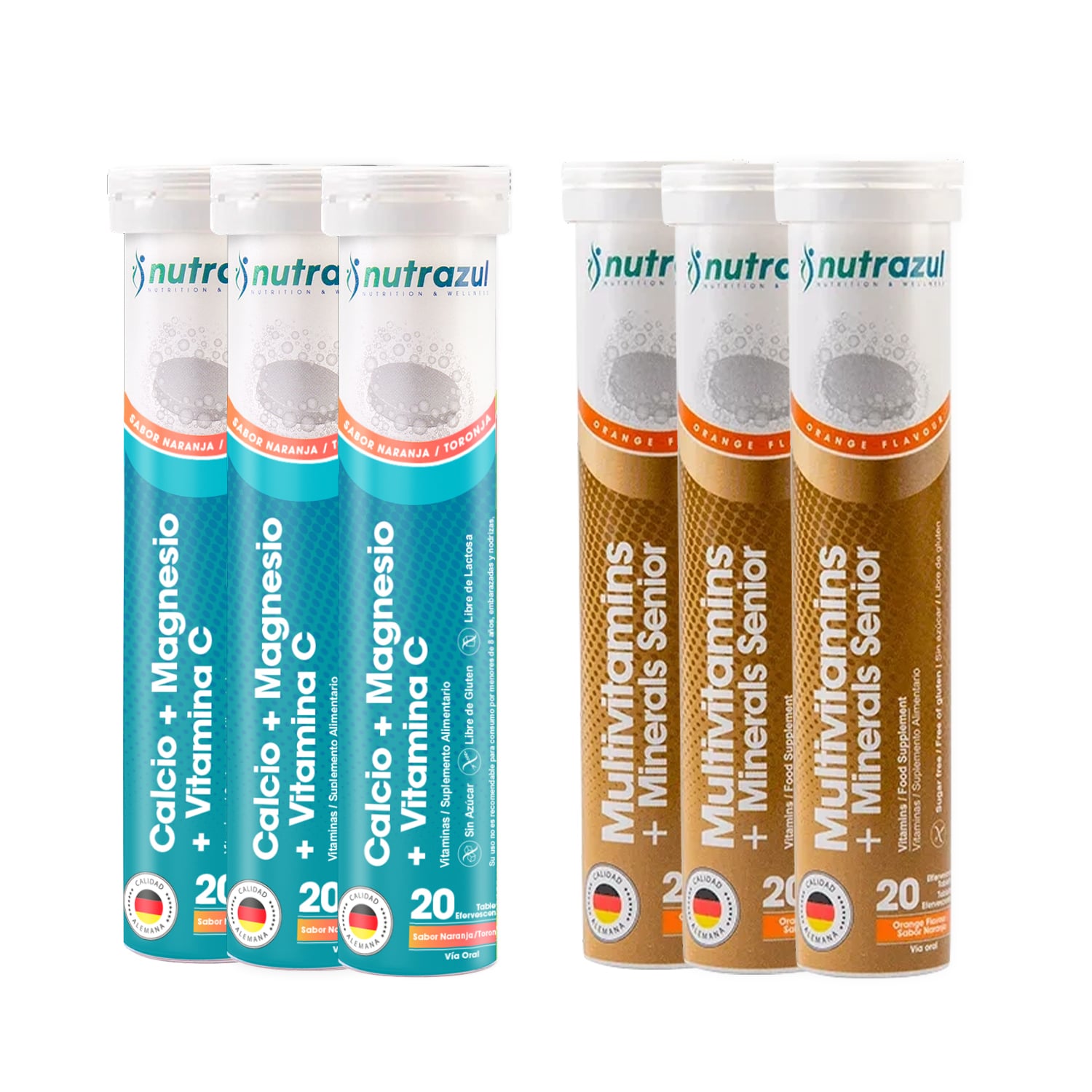 CALCIO -MAGNESIO (3) + MULTIVITAMINICO SENIOR (3) - PACK 6 - 1