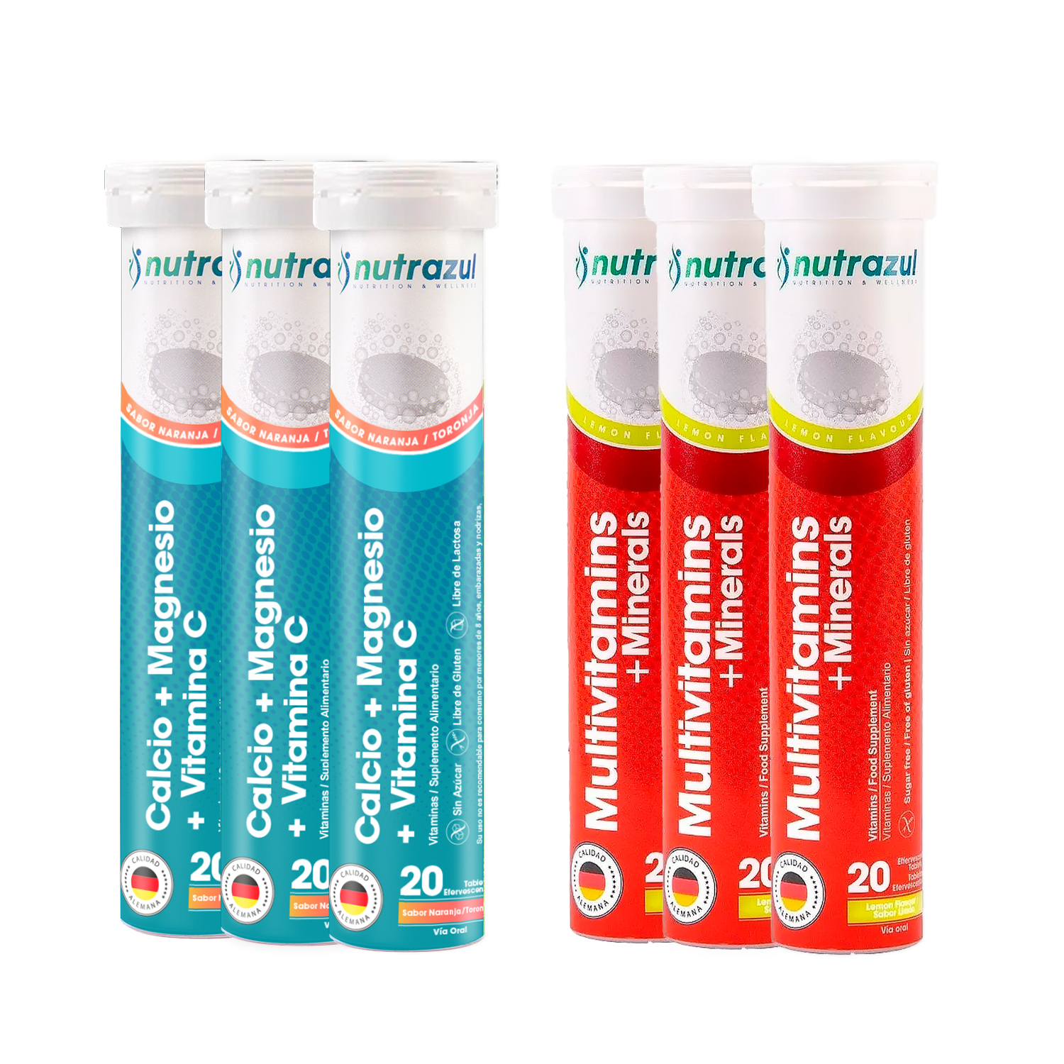 CALCIO -MAGNESIO (3) + MULTIVITAMINICO (3) - PACK 6 - 1
