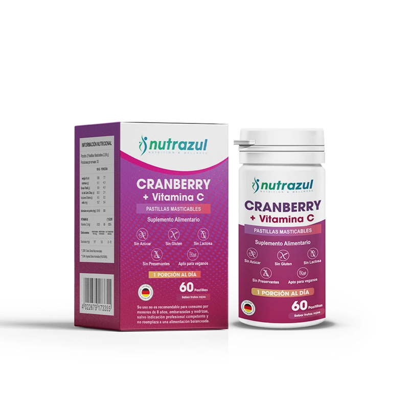 CRANBERRY + VITAMINA C NUTRAZUL - 1