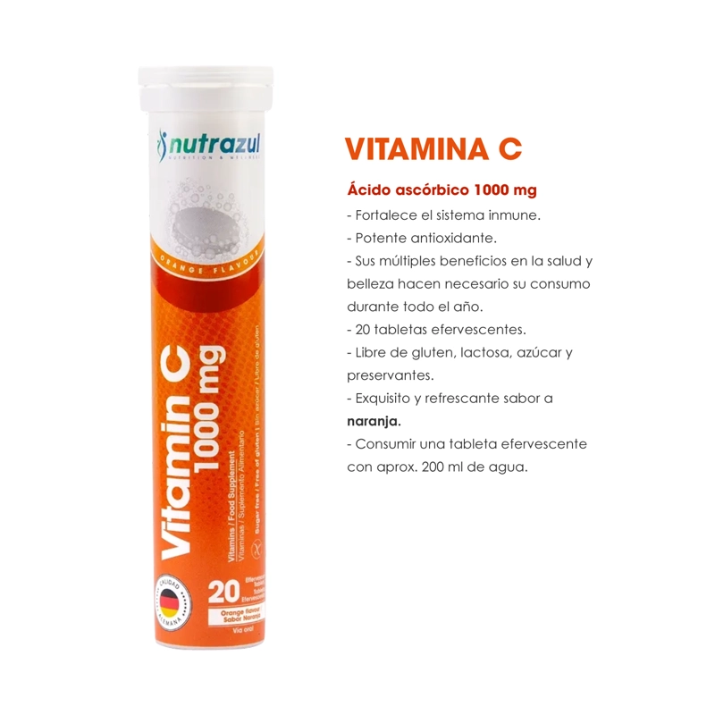 CRANBERRY  + VITAMINA C 1000 MG  - NUTRAZUL - PACK 3 - 7