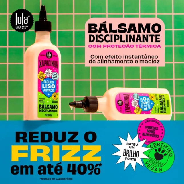 ACONDICIONADOR XAPADINHA BALSAMO DISCIPLINANTE 200 ML LOLA COSMETICS - 2