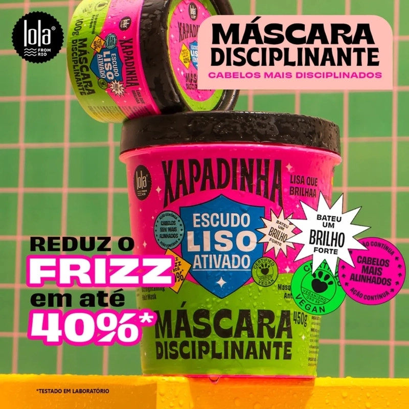 MACARILLA XAPADINHA DISCIPLINANTE 450 GR LOLA COSMETICS - 2