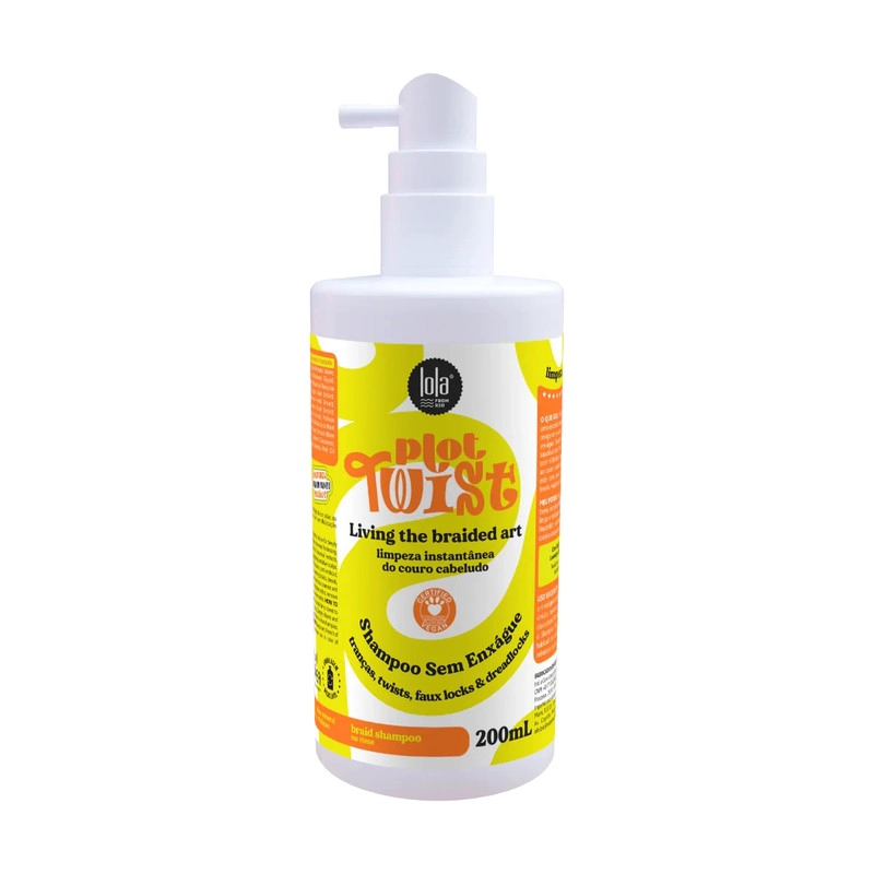 SHAMPOO PLOT TWIST SIN ENJUAGUE 200ML LOLA COSMETICS - 1