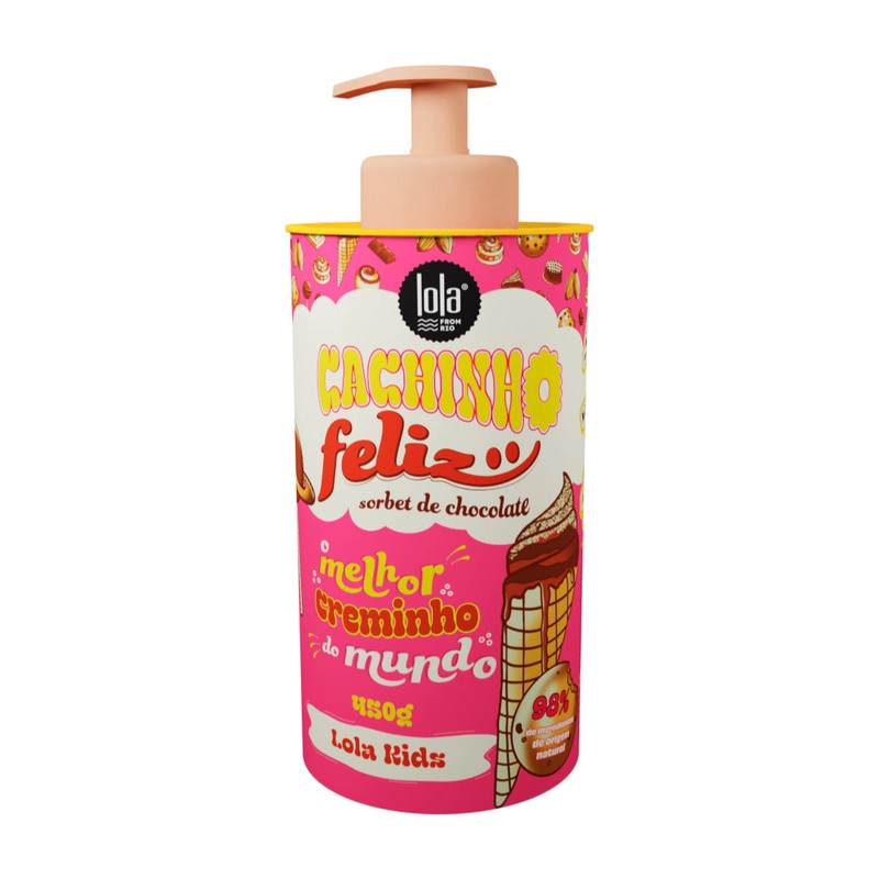 CREMA PARA PEINAR CACHINHO FELIZ CHOCOLATE LOLA COSMETICS - 1