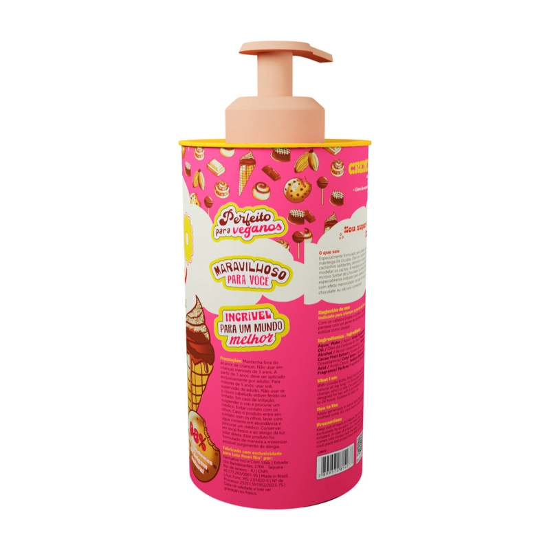 CREMA PARA PEINAR CACHINHO FELIZ CHOCOLATE LOLA COSMETICS - 2