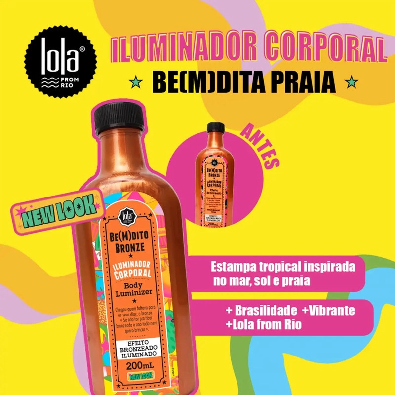 BE(M)DITO BRONZE ILUMINADOR CORPORAL LOLA COSMETICS - 2