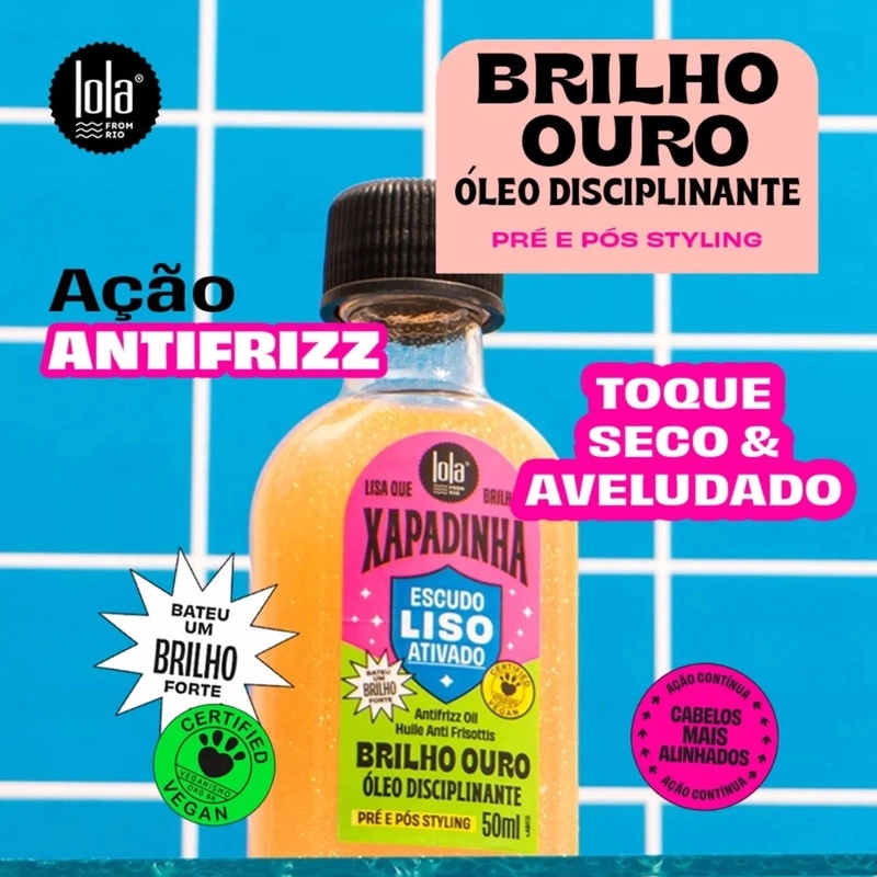 ACEITE CAPILAR XAPADINHA DISCIPLINANTE 50ML LOLA COSMETICS - 2