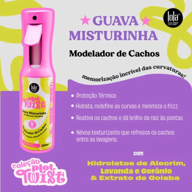 MOUSSE PLOT TWIST GUAVA MISTURINHA 280ML LOLA COSMETICS - 2