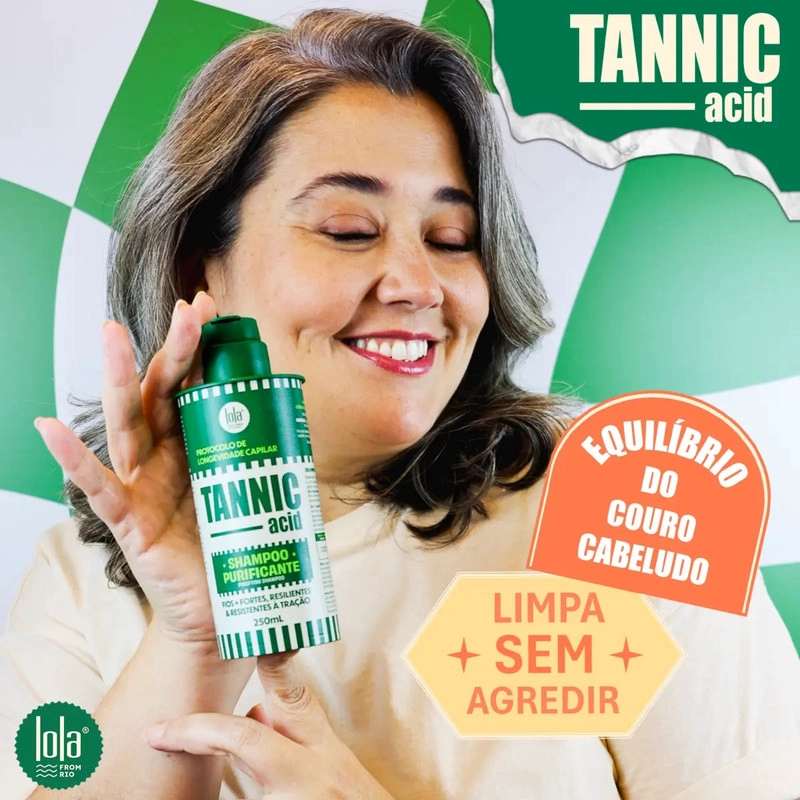 SHAMPOO TANNIC ACID 250ML LOLA COSMETICS - 2