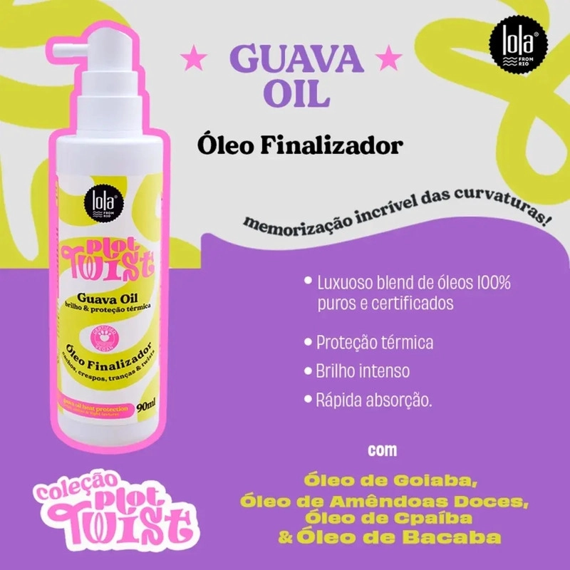 ACEITE CAPILAR PLOT TWIST ACEITE DE GUAYABA LOLA COSMETICS - 2