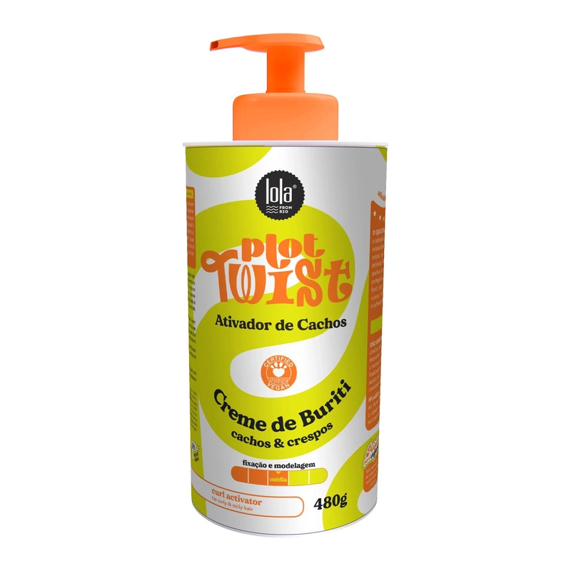 CREMA PARA PEINAR PLOT TWIST CREME DE BURITI 480G LOLA COSMETICS - 1