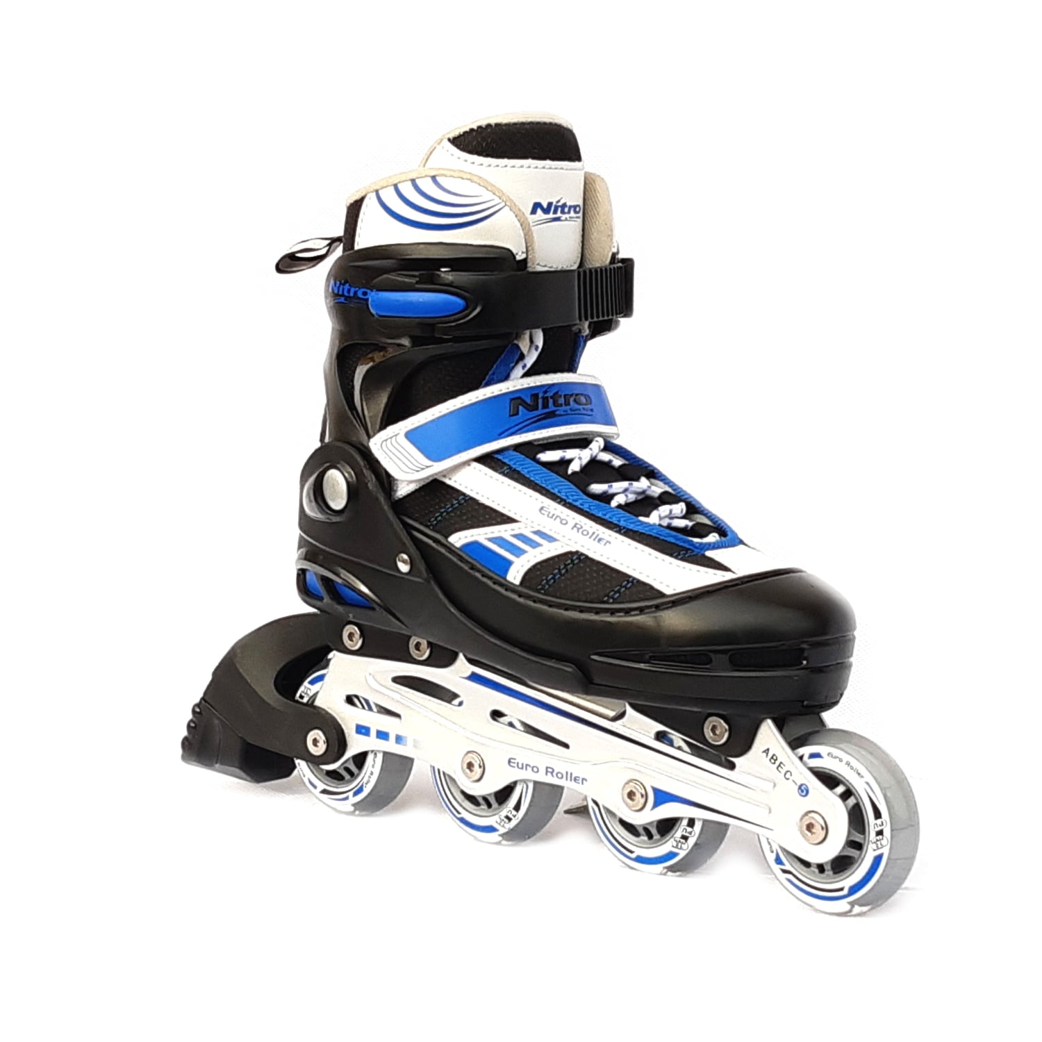 PATIN NITRO 5 EUROLLER REGULABLE AZUL M - 1