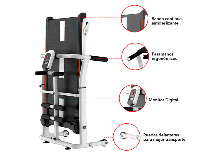 TROTADORA CAMINADORA PLEGABLE PLUS HOME FITNESS - 4