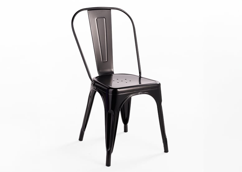 SILLA BAR NOVAHUS TOLIX METAL NEGRO - 1