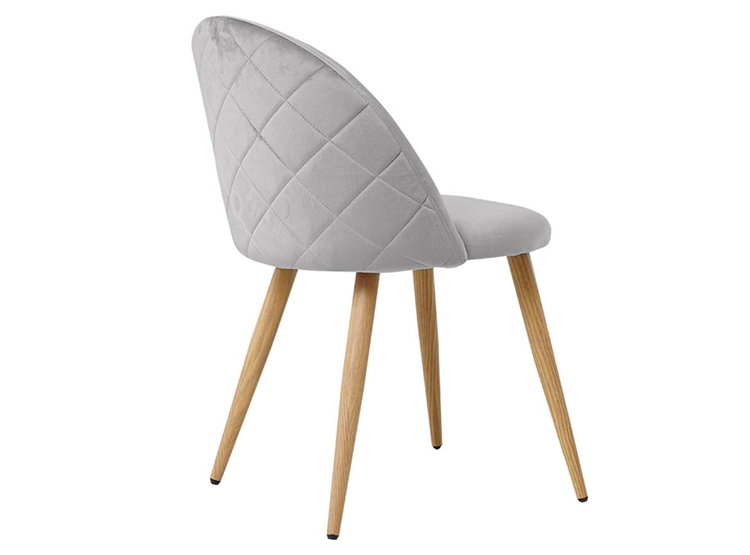PACK 4 SILLAS COMEDOR SITIAL TERCIOPELO GRIS - 3
