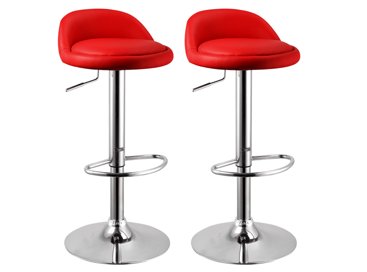 PISO BAR NOVAHUS 52712 ROJO PACK 2 ALTURA REGULABLE - 1