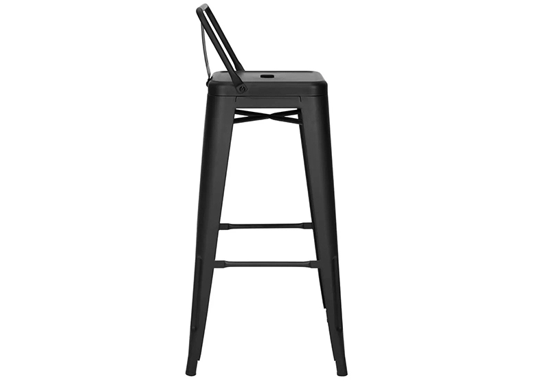 PISO BAR NOVAHUS TABURETE TOLIX RESPALDO NEGRO PACK 4 - 5