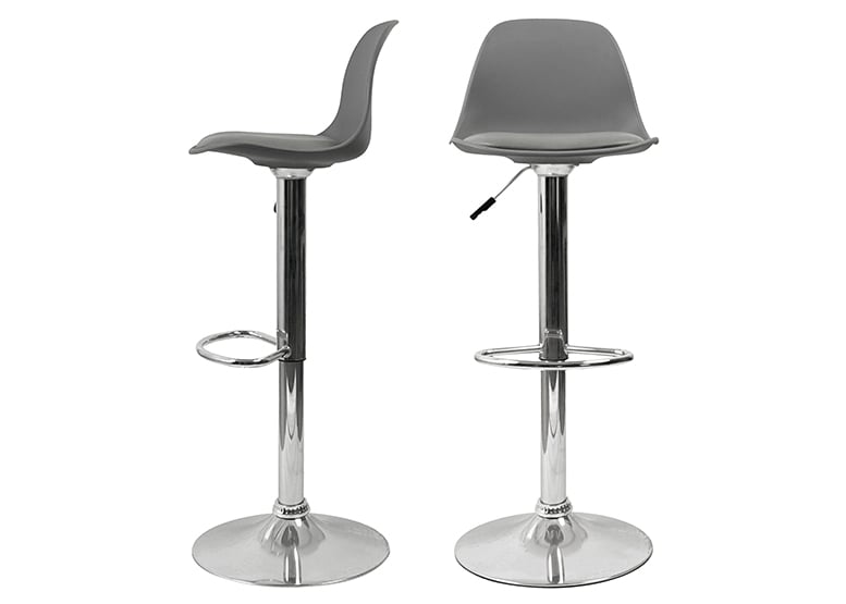 SILLAS NOVAHUS ORLANDO-T GRIS PACK 2 ALTAS BAR TABURETE - 4
