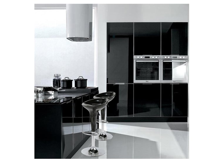 PISO BAR NOVAHUS 52832 NEGRO PACK 2 REGULABLE TABURETE ESTILO RETRO - 2