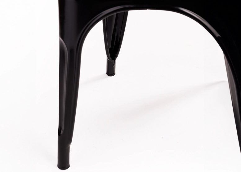 PACK 4 SILLAS NOVAHUS TOLIX VINTAGE NEGRO ASIENTO MADERA - 9
