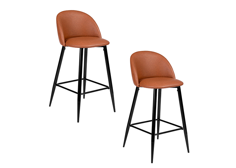 PACK 2 SILLAS BAR PU TABURETES - 1