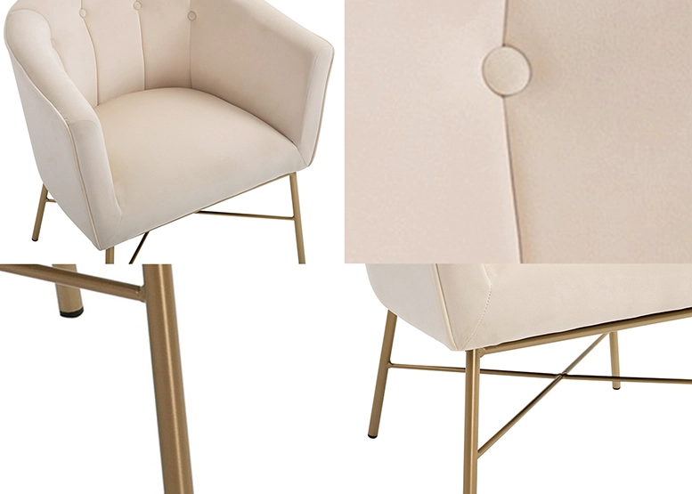 POLTRONA NOVAHUS 1319550 SITIAL TERCIOPELO NAVONA BEIGE - 4