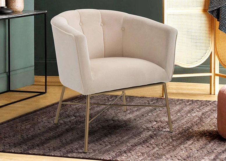 POLTRONA NOVAHUS 1319550 SITIAL TERCIOPELO NAVONA BEIGE - 6