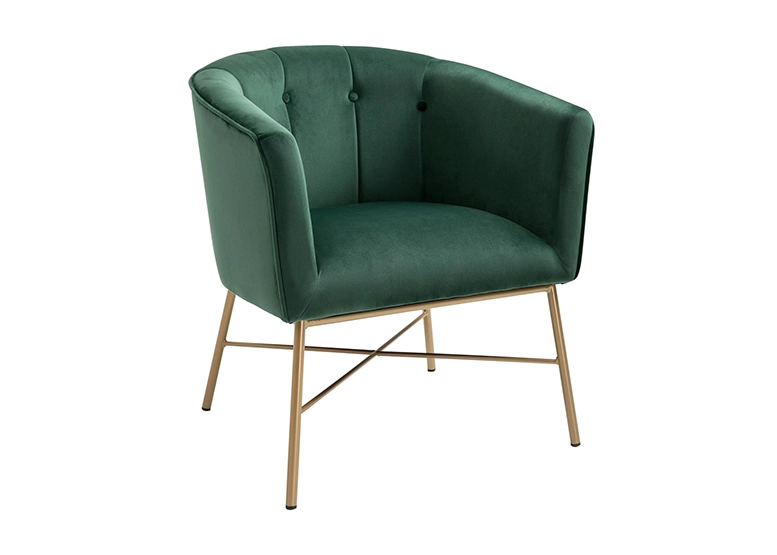 POLTRONA NOVAHUS 1319552 SITIAL TERCIOPELO NAVONA VERDE - 1