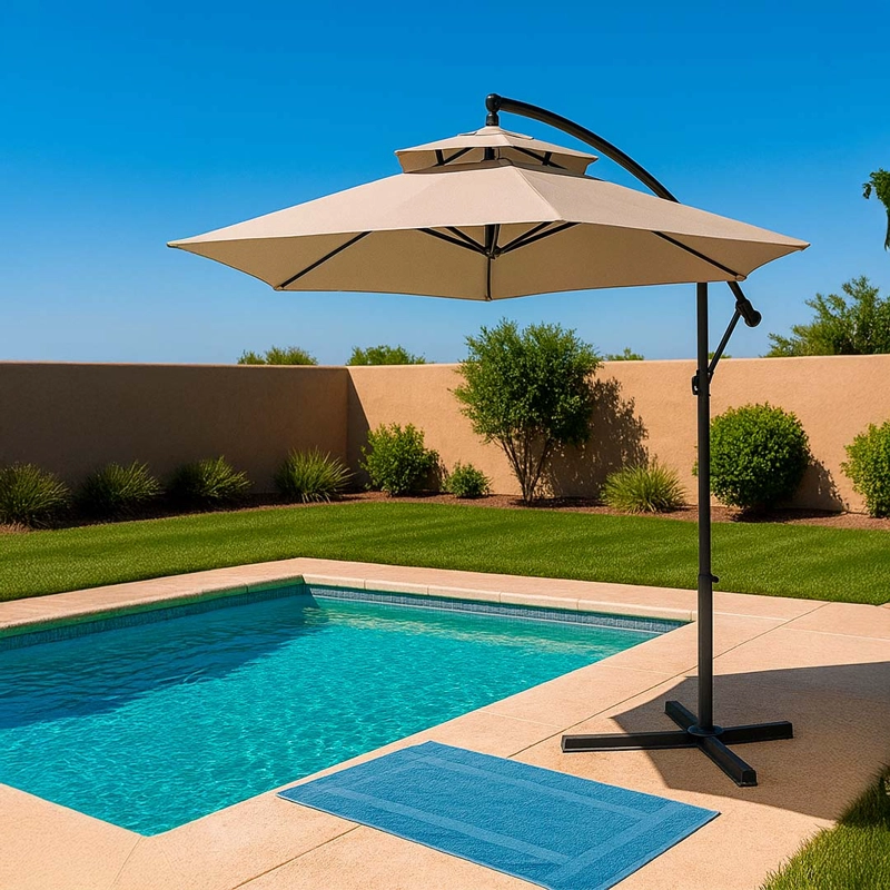 QUITASOL LATERAL BÁVARO 3X2,55 M CON VENTILACIÓN SUPERIOR BEIGE - 6