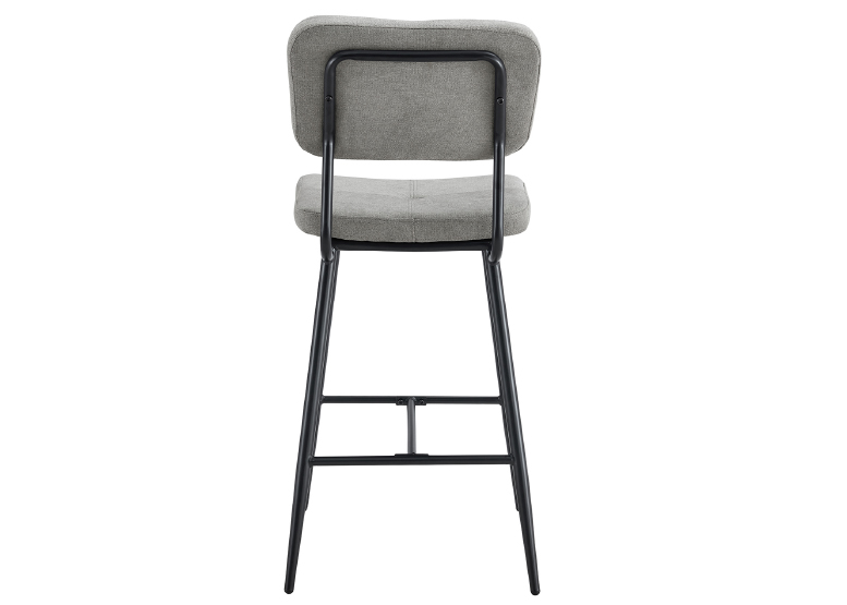 PACK 2 PISO BAR ESPALDAR ACOLCHADO GRIS - 5