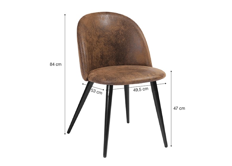 SILLAS COMEDOR NOVAHUS NIRVANA CAFE PACK 2 - 3