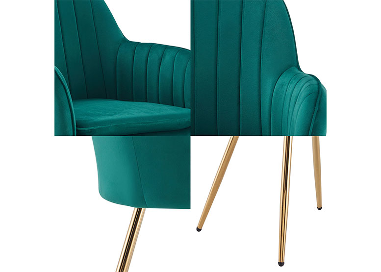 SILLAS COMEDOR NOVAHUS 56394 VERDE PACK 2 SITIAL ALESSANDRO - 4