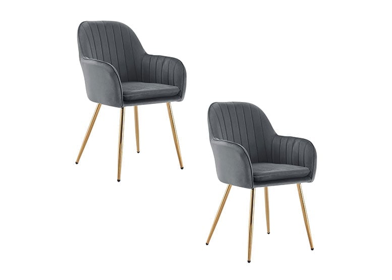SILLAS COMEDOR NOVAHUS 56395 GRIS PACK 2 SITIAL ALESSANDRO - 1