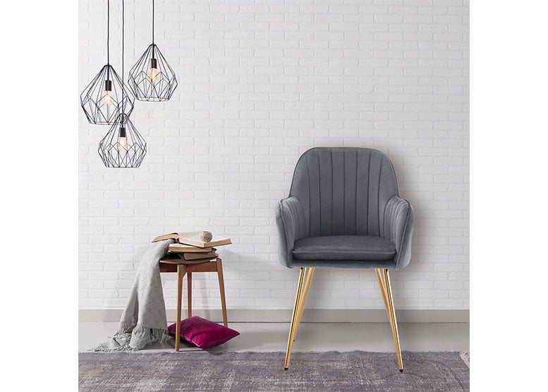SILLAS COMEDOR NOVAHUS 56395 GRIS PACK 2 SITIAL ALESSANDRO - 2