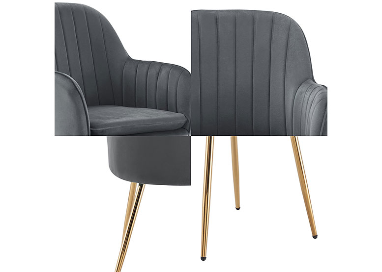 SILLAS COMEDOR NOVAHUS 56395 GRIS PACK 2 SITIAL ALESSANDRO - 4
