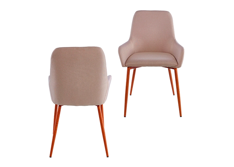 SILLAS COMEDOR NOVAHUS MARGARET LINO BEIGE PACK 2 - 4