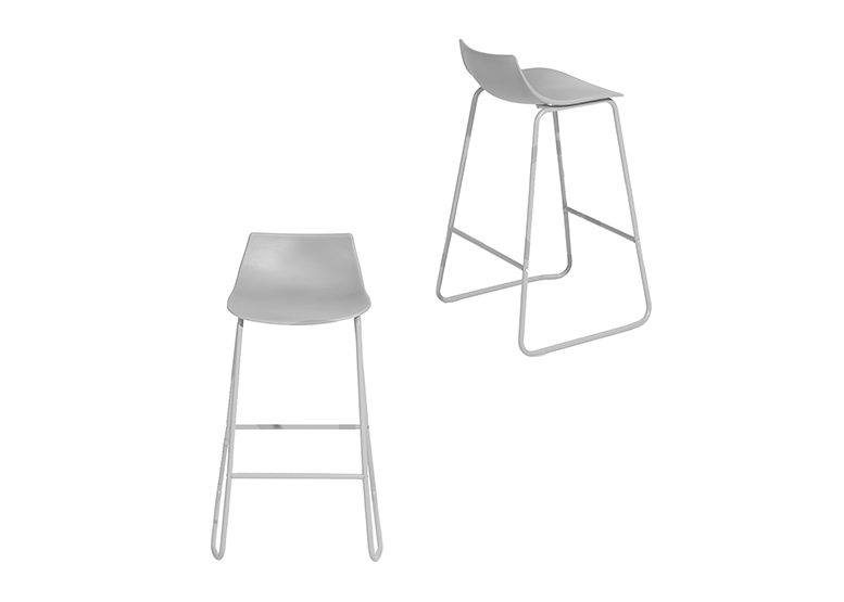 SILLAS BAR NOVAHUS VEGAS GRIS PACK 2 - 4