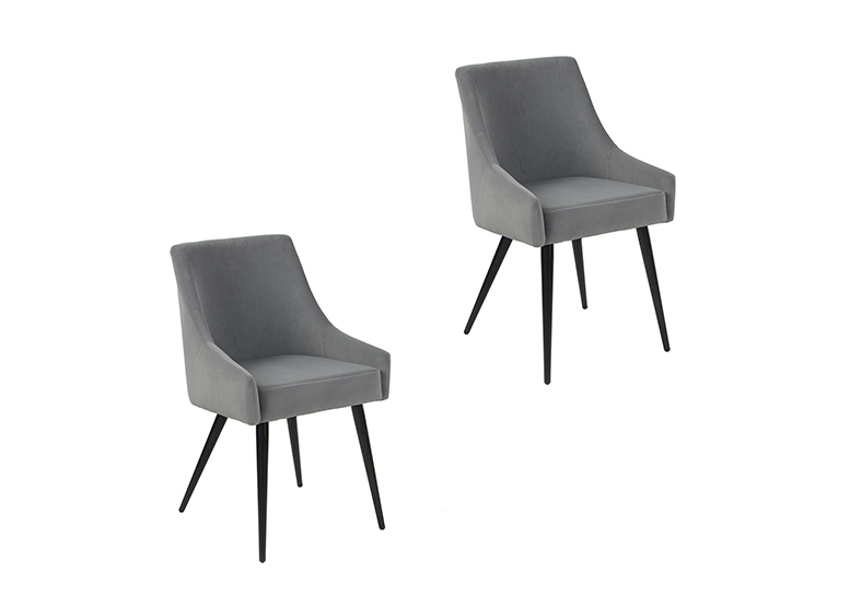 PACK 2 SILLAS COMEDOR JEAN GRIS - 1