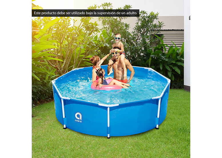 PISCINA ESTRUCTURAL AVENLI 76X300 CM 4383 L CELESTE - 2