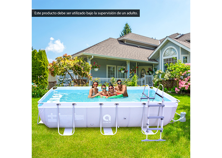PISCINA ESTRUCTURAL CON FILTRO 7020 LITROS 99X200X400 CM - 2