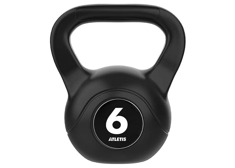 PESA RUSA KETTLEBELL MANCUERNA PESA RUSA CEMENTO 6 KG NEGRO - 1