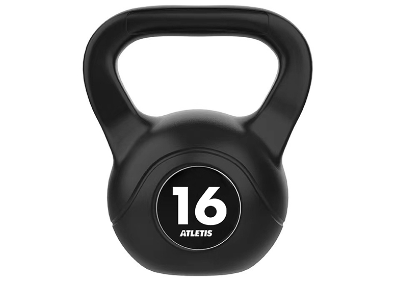 PESA RUSA KETTLEBELL MANCUERNA PESA RUSA CEMENTO 16 KG NEGRO - 1