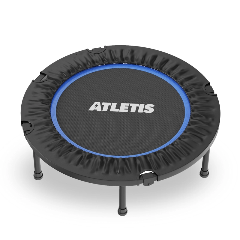 TRAMPOLÍN ATLETIS 1607650 1 METRO PLEGABLE FIT CAMA ELÁSTICA PLATEADO - 1