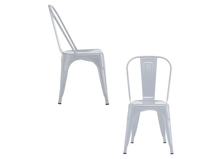 SILLAS NOVAHUS TOLIX METAL GRIS PACK 4 - 4