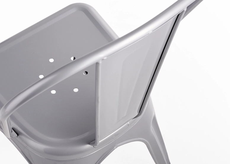 SILLAS NOVAHUS TOLIX METAL GRIS PACK 4 - 7