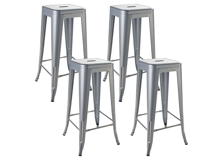 PISOS BAR NOVAHUS TOLIX GRIS PACK 4 METAL - 1