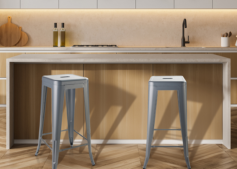 PISOS BAR NOVAHUS TOLIX GRIS PACK 4 METAL - 2