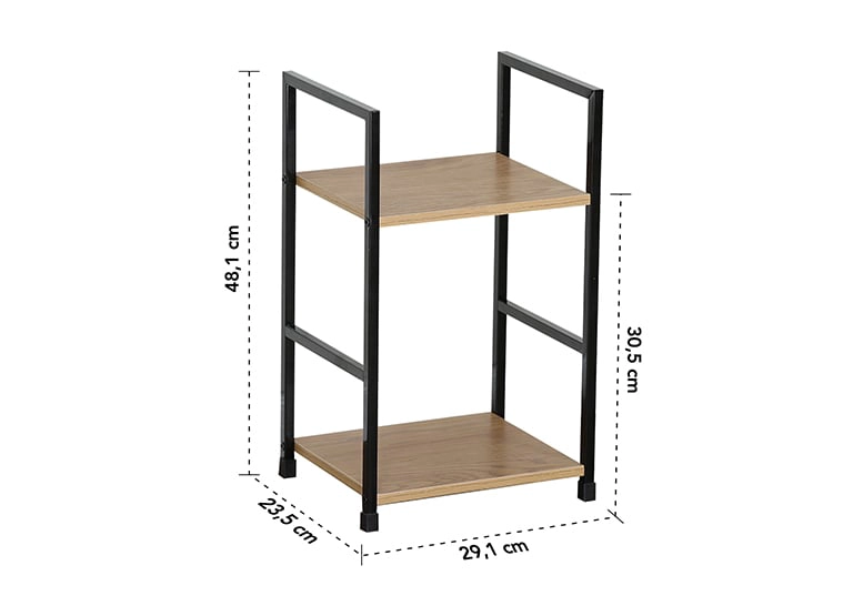 MESA LATERAL NOVAHUS 1599250 AUXILIAR INDUSTRIAL CAFÉ - 3